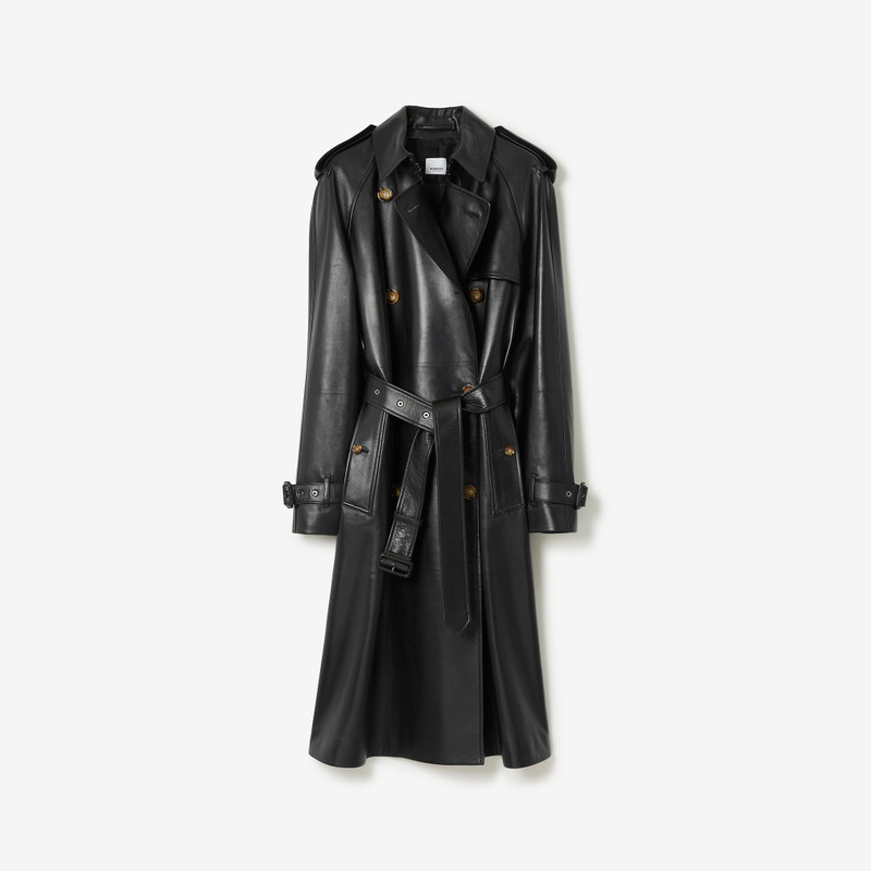 Leather Trench Coat 1