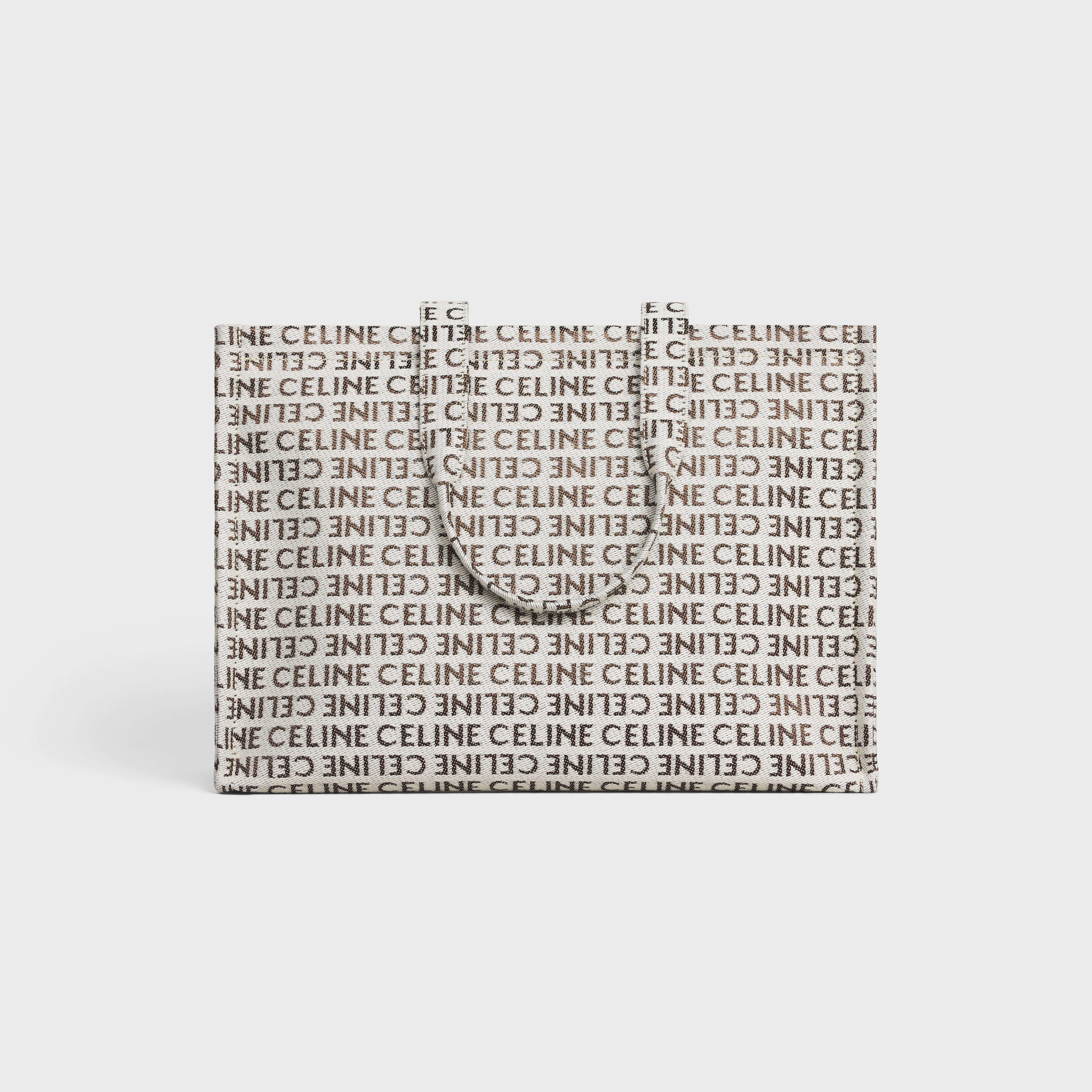 Large Cabas Thais in TEXTILE WITH CELINE ALL-OVER - 3