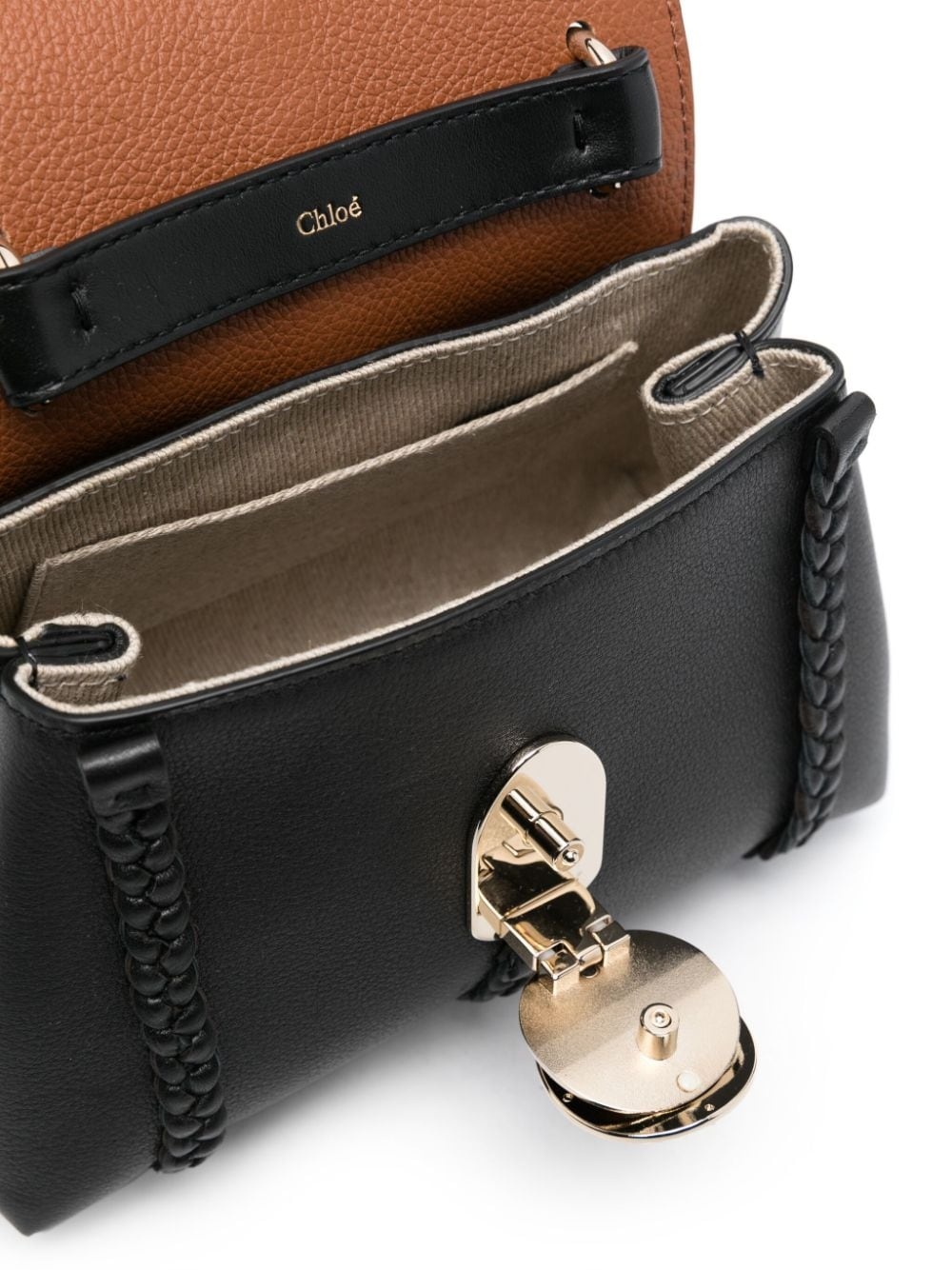 Penelope braid-detail satchel bag - 5