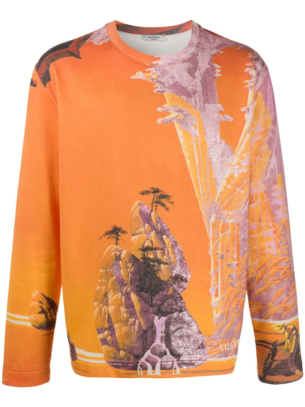 Yellow City printed sweatshirt - 1