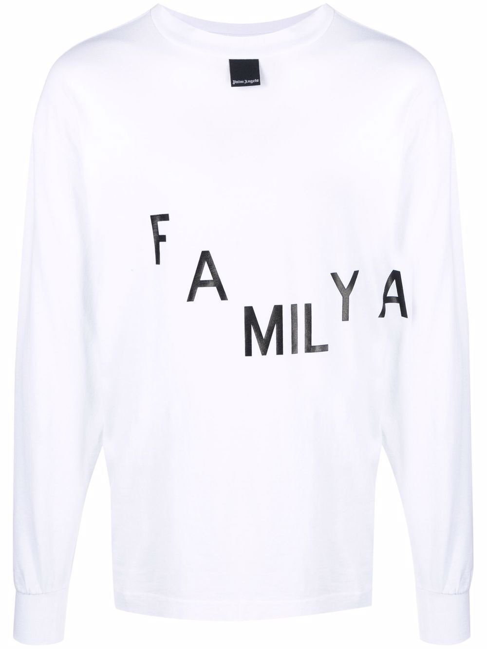 text-print long-sleeve T-shirt - 1