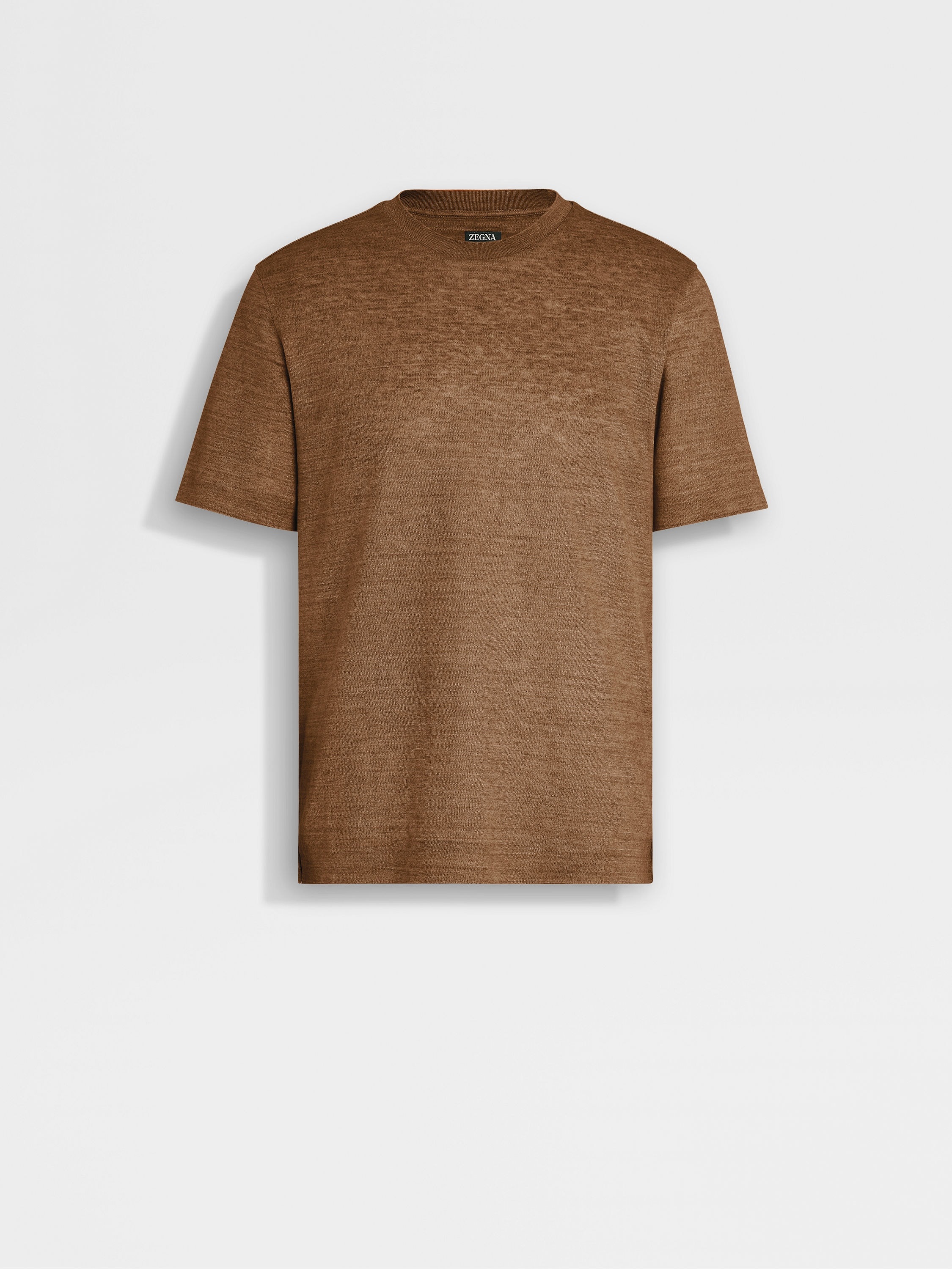 DARK FOLIAGE LINEN T-SHIRT - 1