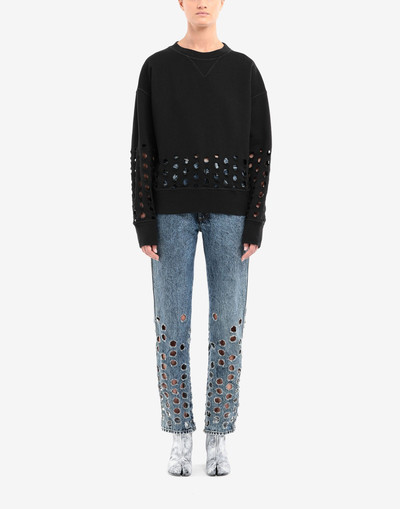 Maison Margiela Punched hole sweatshirt outlook