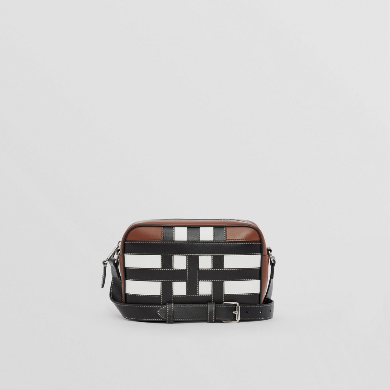 Burberry Paddy Check-print Shell Cross-body Bag in Brown for Men