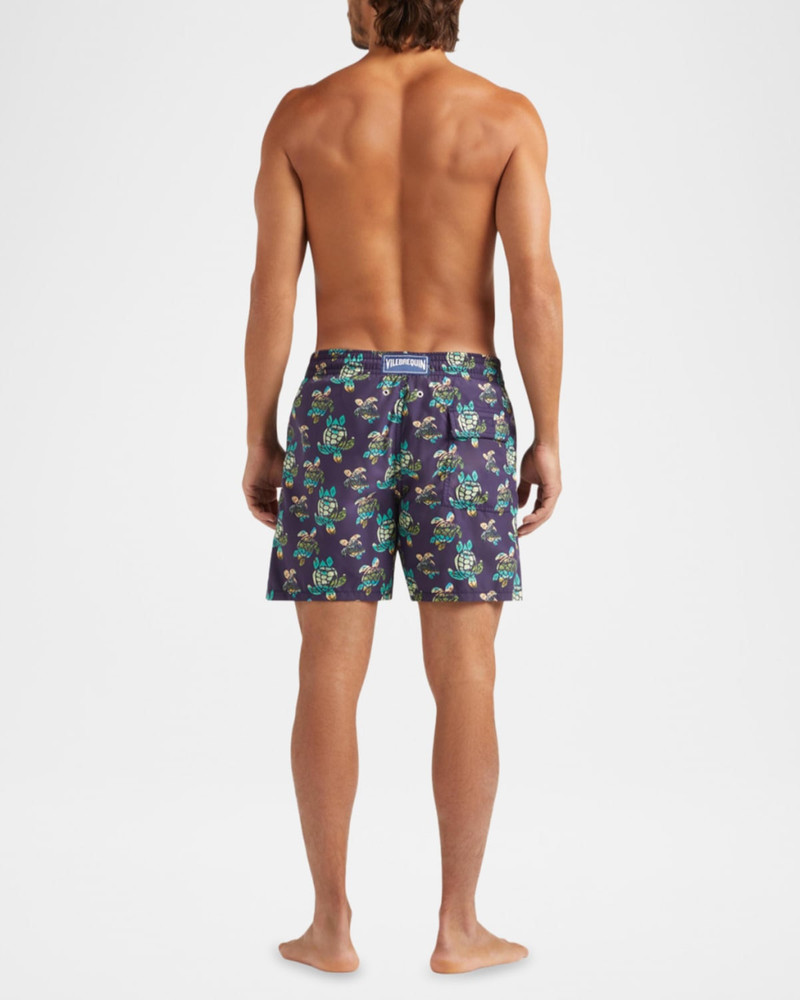 Vilebrequin Men's Landscape Turtles Swim Shorts outlook