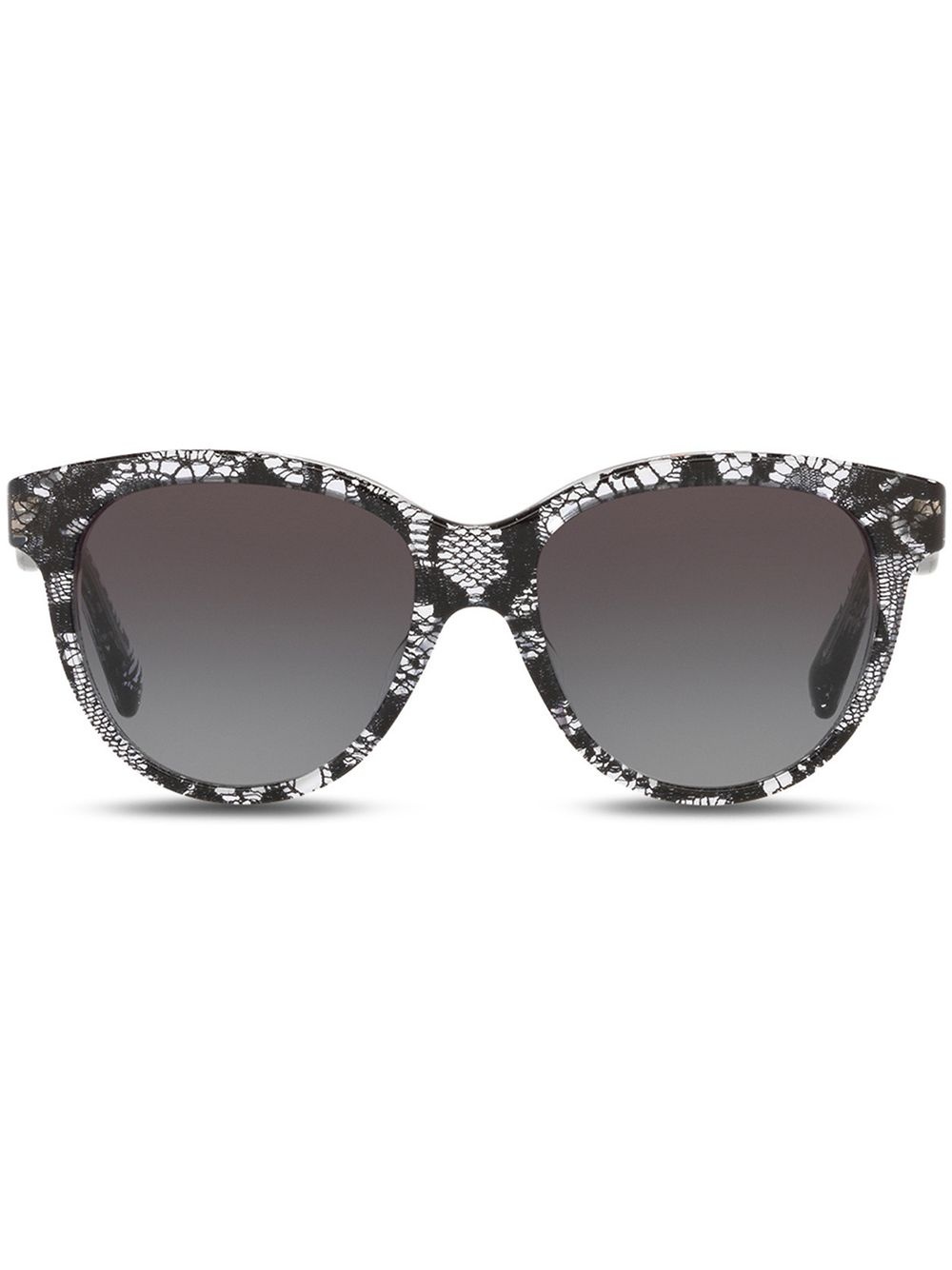 lace-effect cat-eye sunglasses - 1