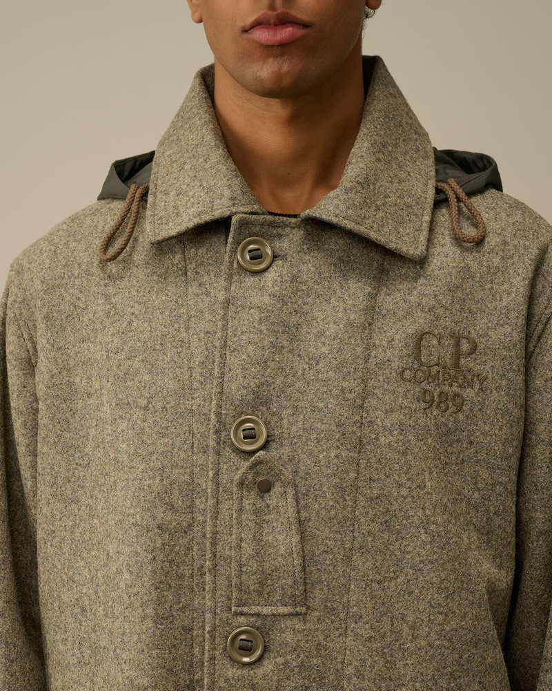 Shetland Twill Hooded Car Coat 5