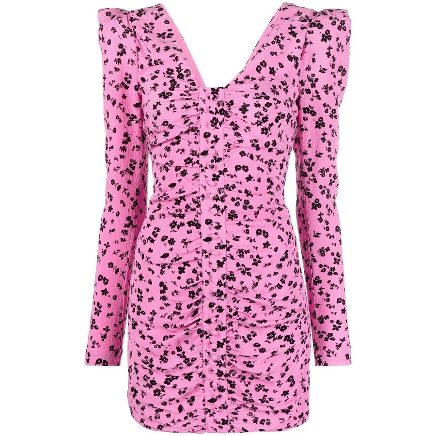 Rotate Ladies Super Pink Comb Jacquard Printed Mini Dress, Brand Size 34 (US Size 0) - 2