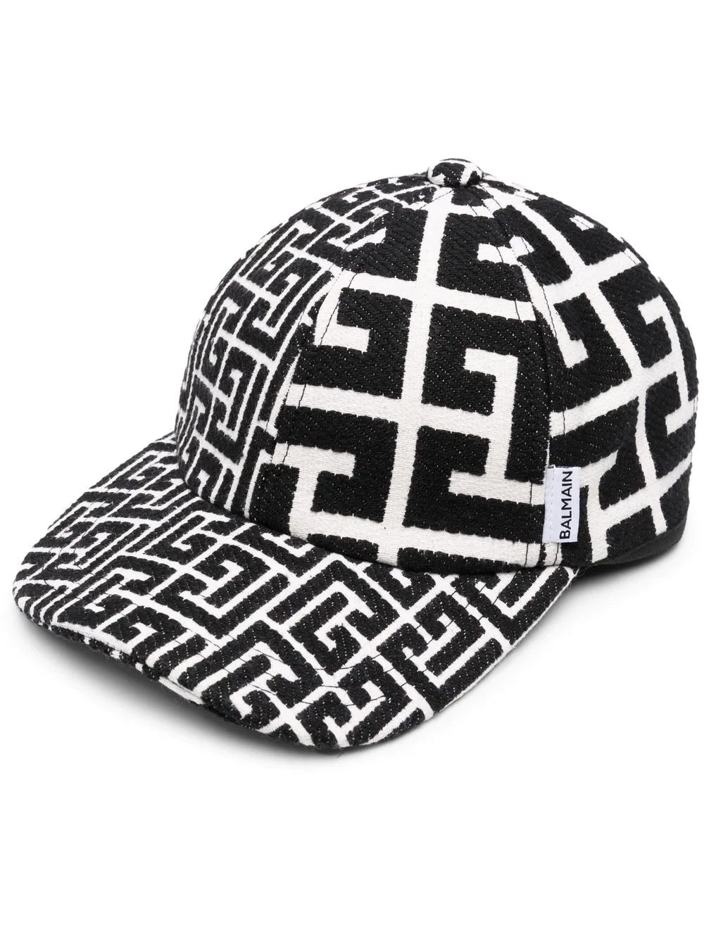 monogram jacquard cap - 1