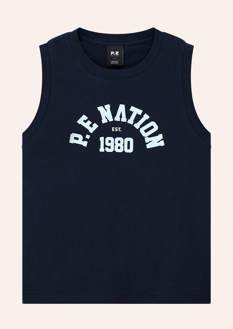 ESTABLISHED TANK IN DARK NAVY - 1