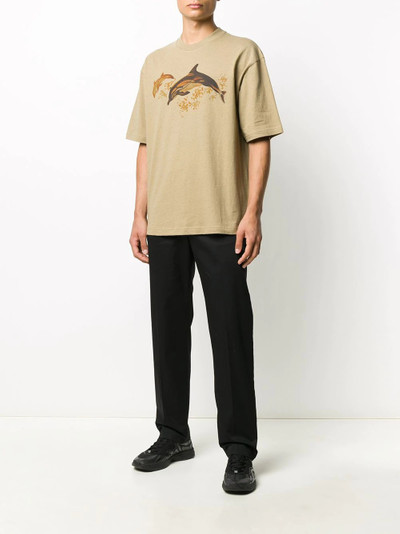 Acne Studios Dolphin print T-shirt outlook