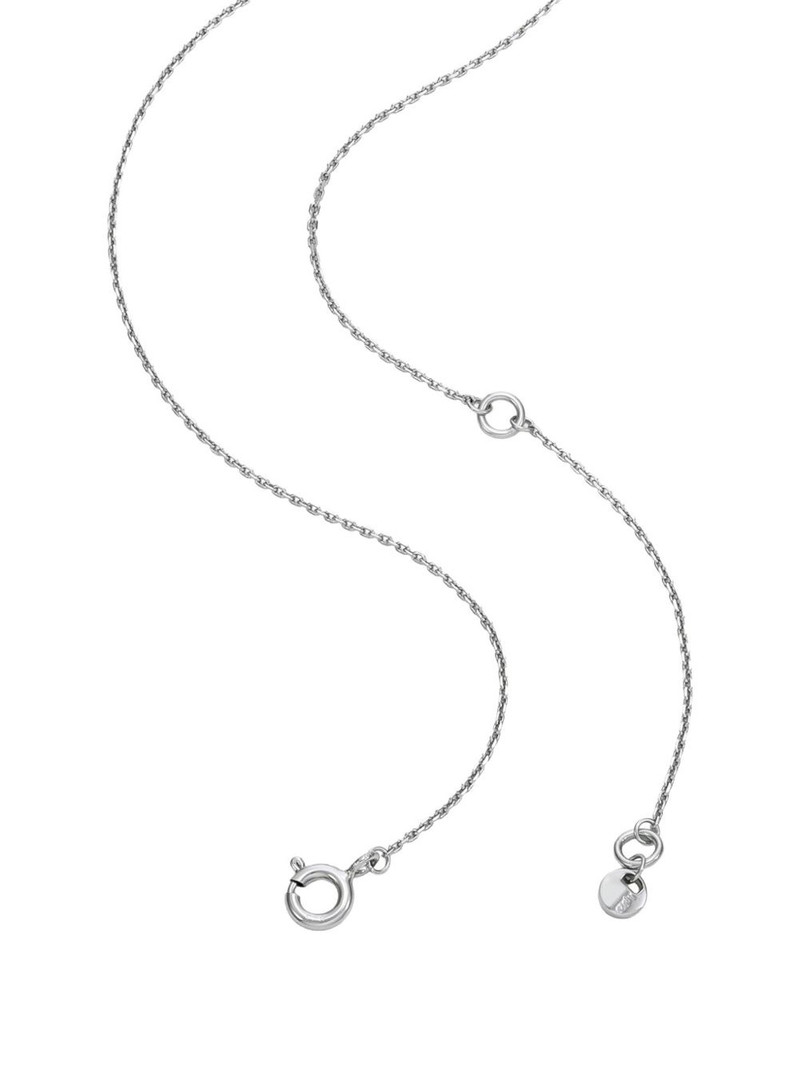 logo-pendant round necklace 4