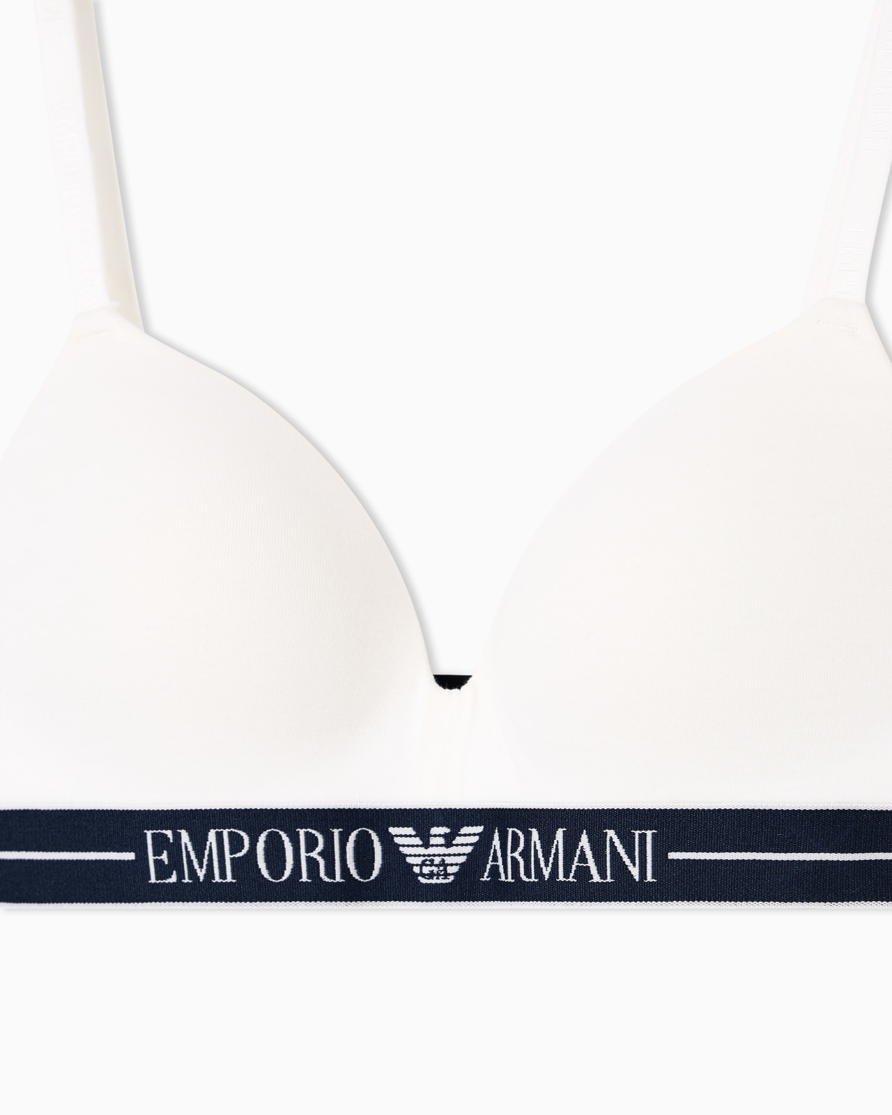 ASV ORGANIC-COTTON, PADDED TRIANGLE BRA WITH LOGO UNDERBAND - 4