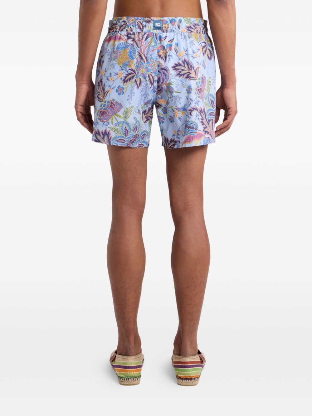 floral-print swim shorts - 4