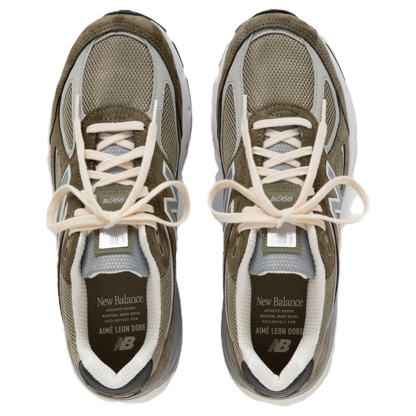 New Balance x Aim Leon Dore 990v4 Olive 'True Camo' U990CT4 - 4