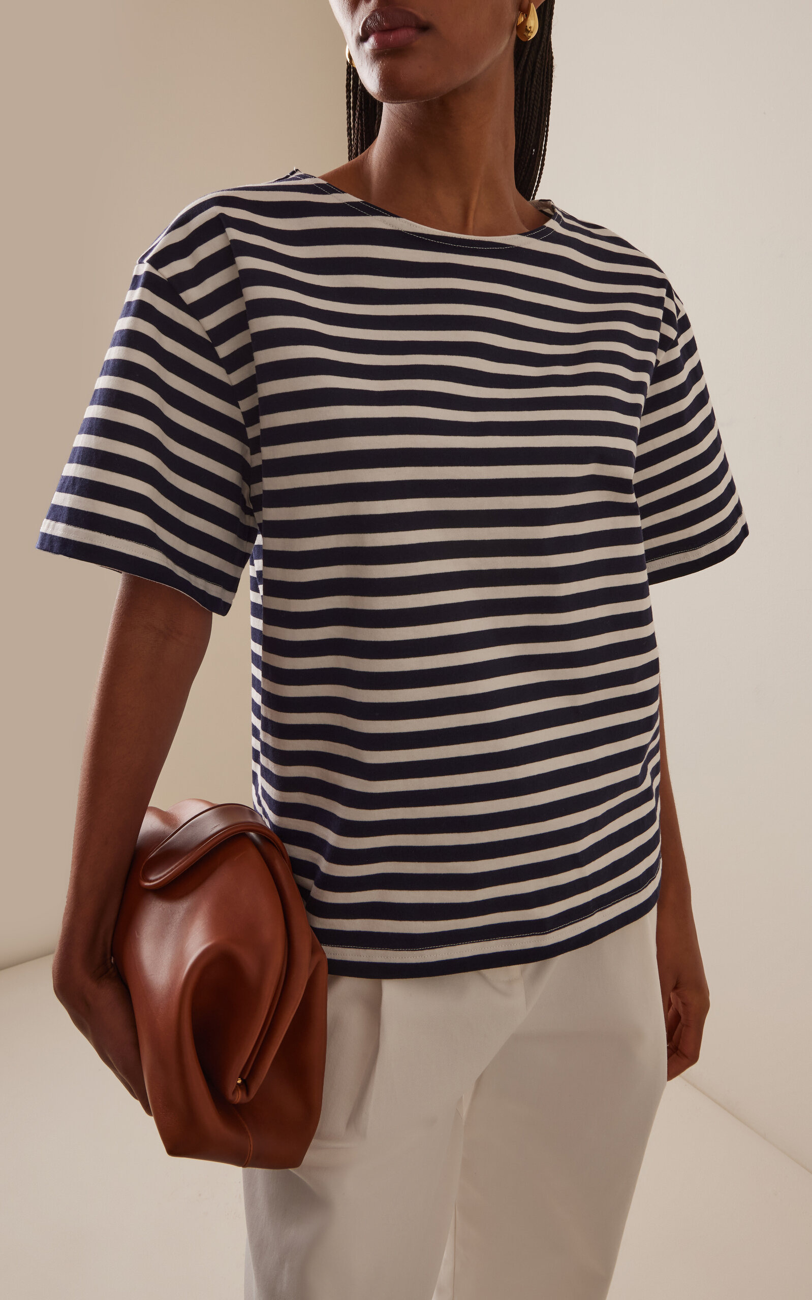 Striped Organic Cotton T-Shirt stripe - 2