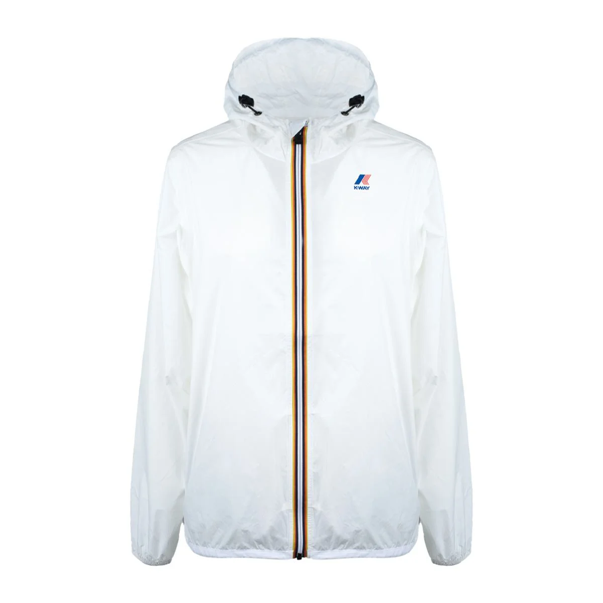 K-Way White Folding Waterproof Jacket Le Vrai 4.0 Claude - 1