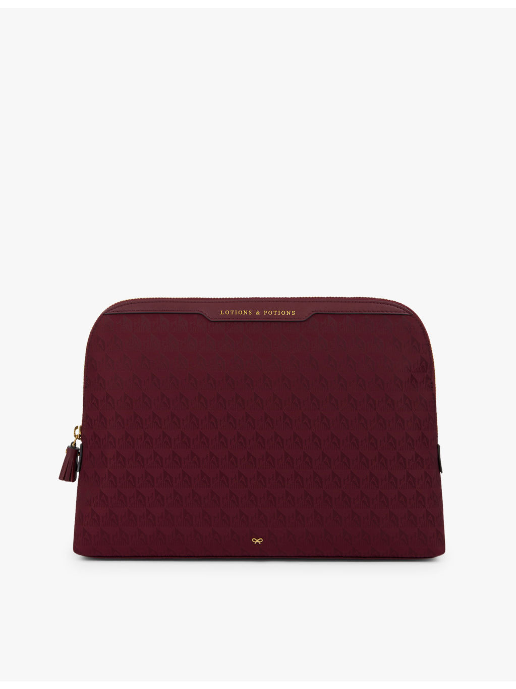 Lotions and Potions shell and leather washbag - 1
