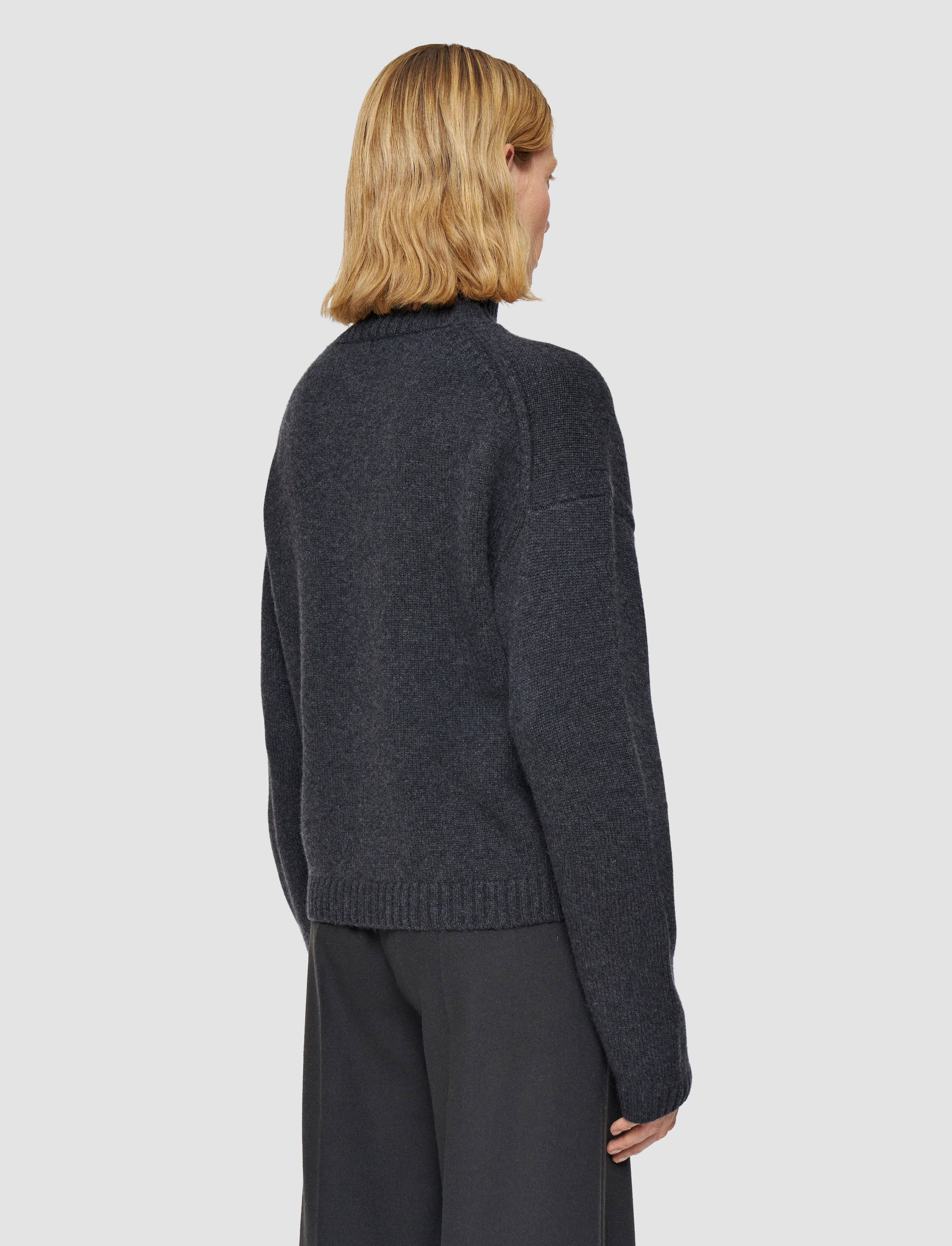 Luxe Cashmere High Neck Jumper - 4