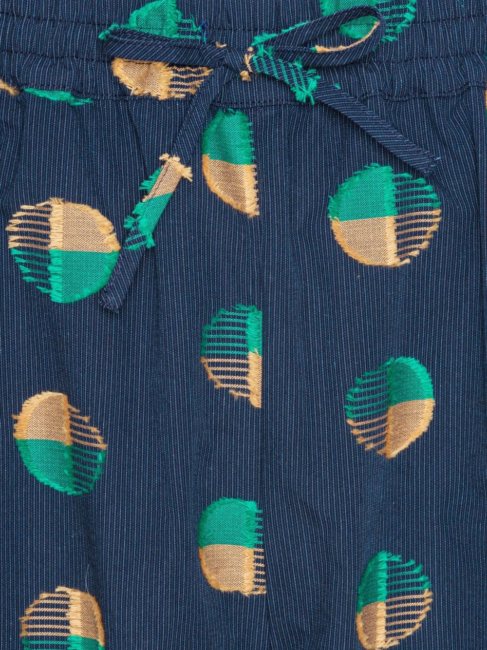 Shants circular-pattern drawstring trousers - 3
