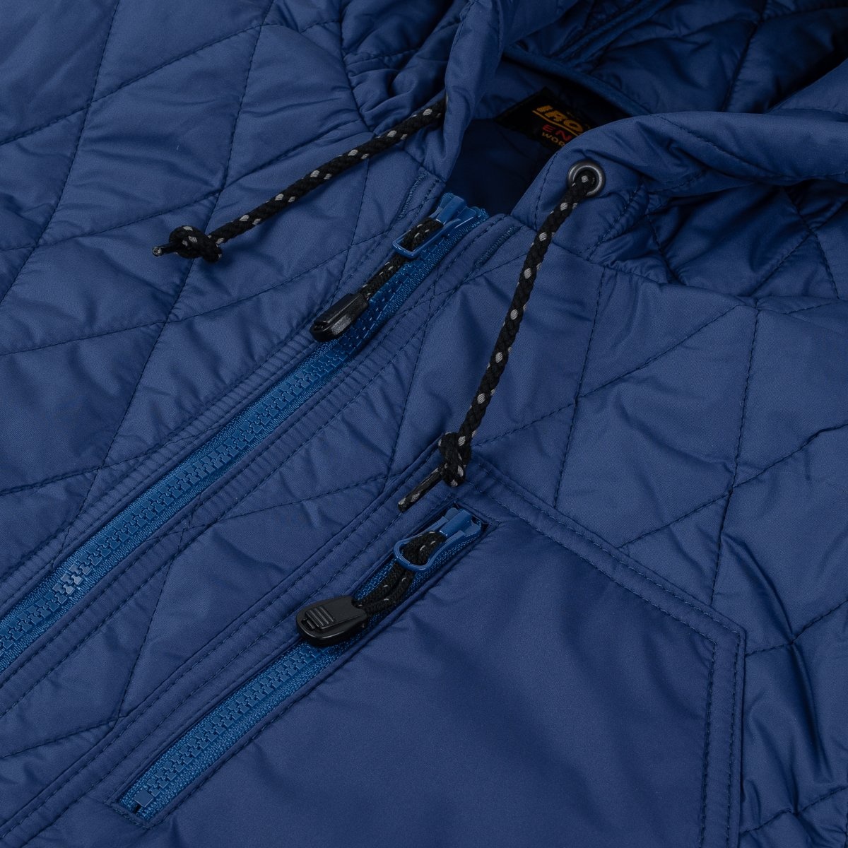 IHJ-100-BLU Quilted Light Parka - Blue - 9
