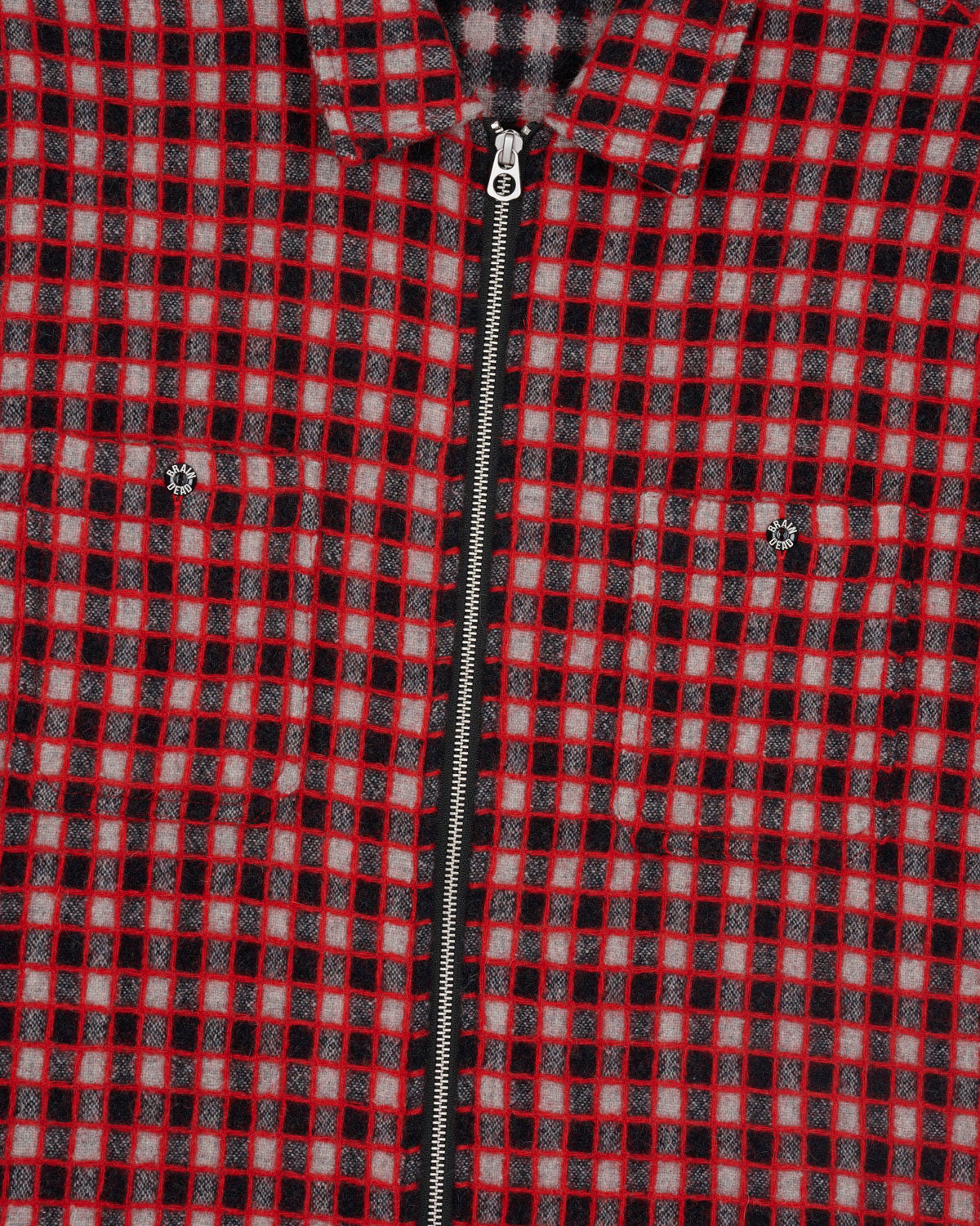 Check Mate Flannel Zip Shirt - Black Multi - 5