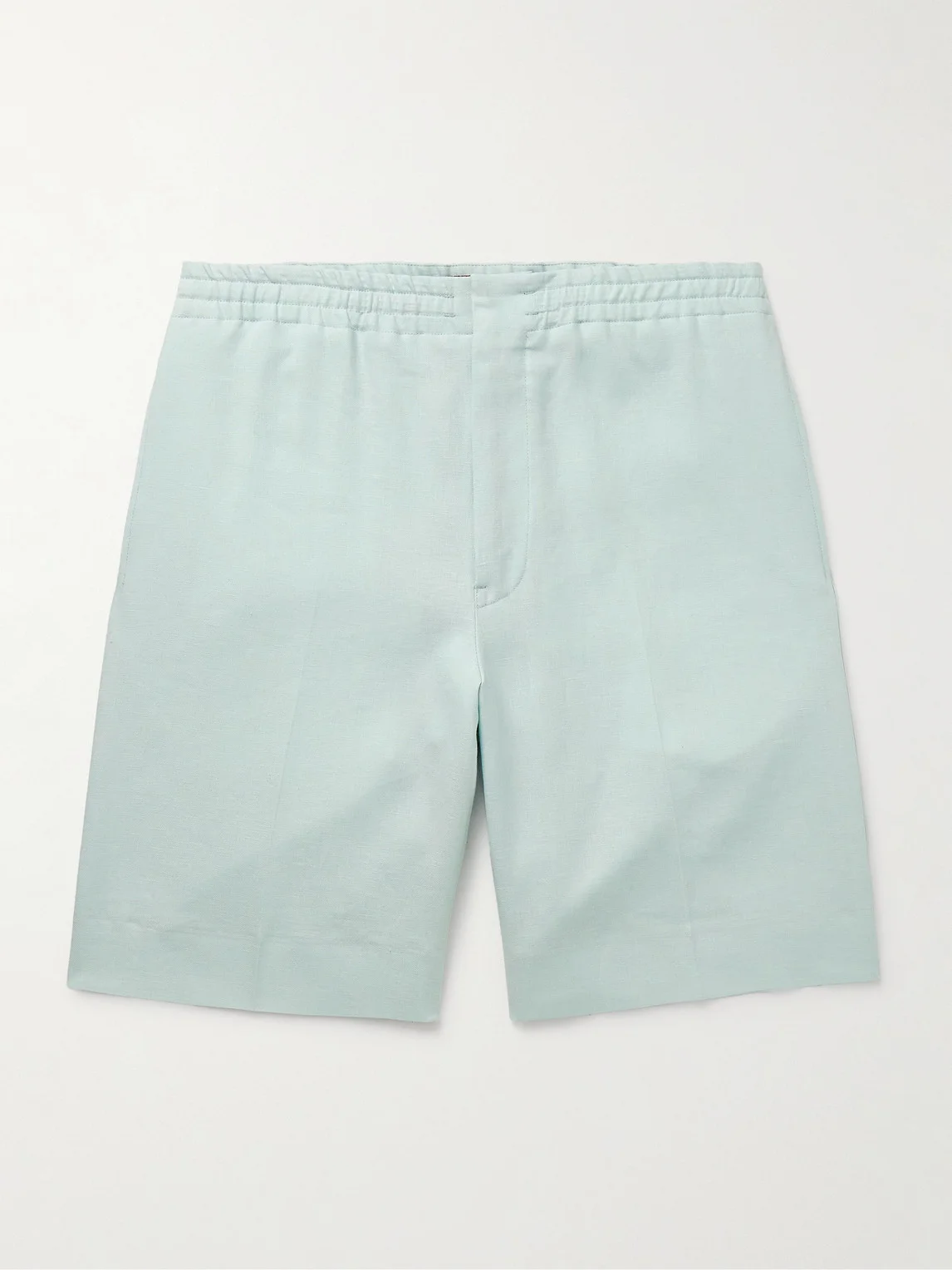 Straight-Leg Linen Shorts - 1