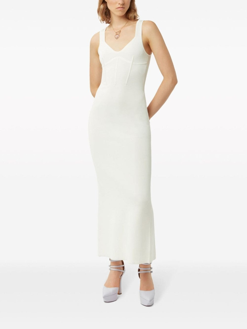 NINA RICCI corset-style maxi dress outlook