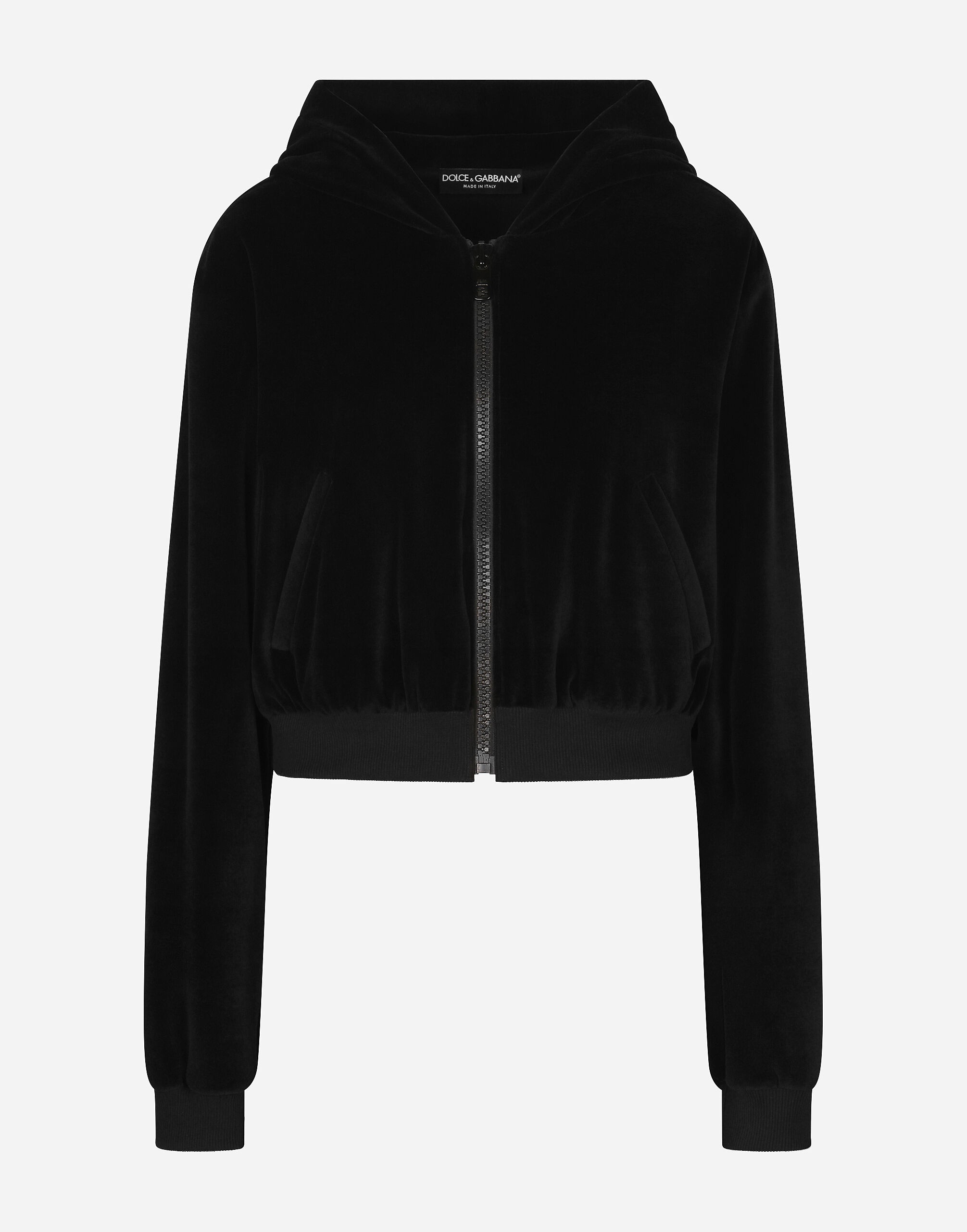 Chenille hoodie with DGVIB3 embroidery - 1