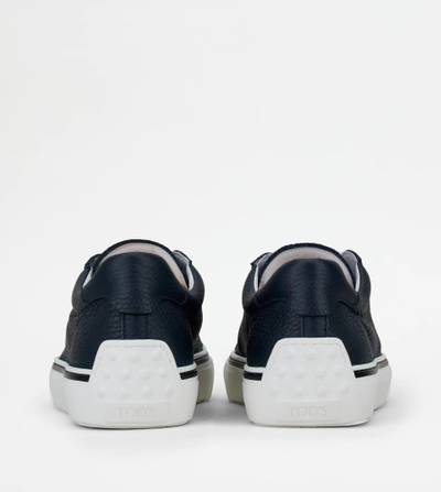 Tod's SNEAKERS IN LEATHER - BLUE outlook