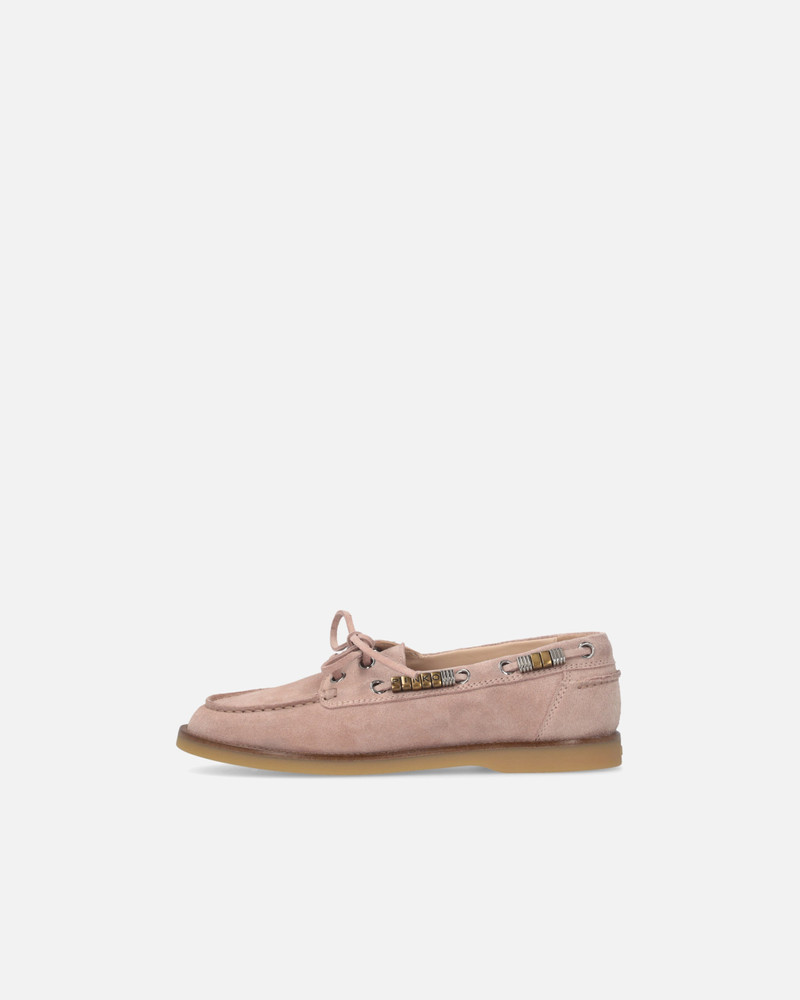 PINKO SUEDE MOCCASINS WITH JEWEL DETAILS outlook