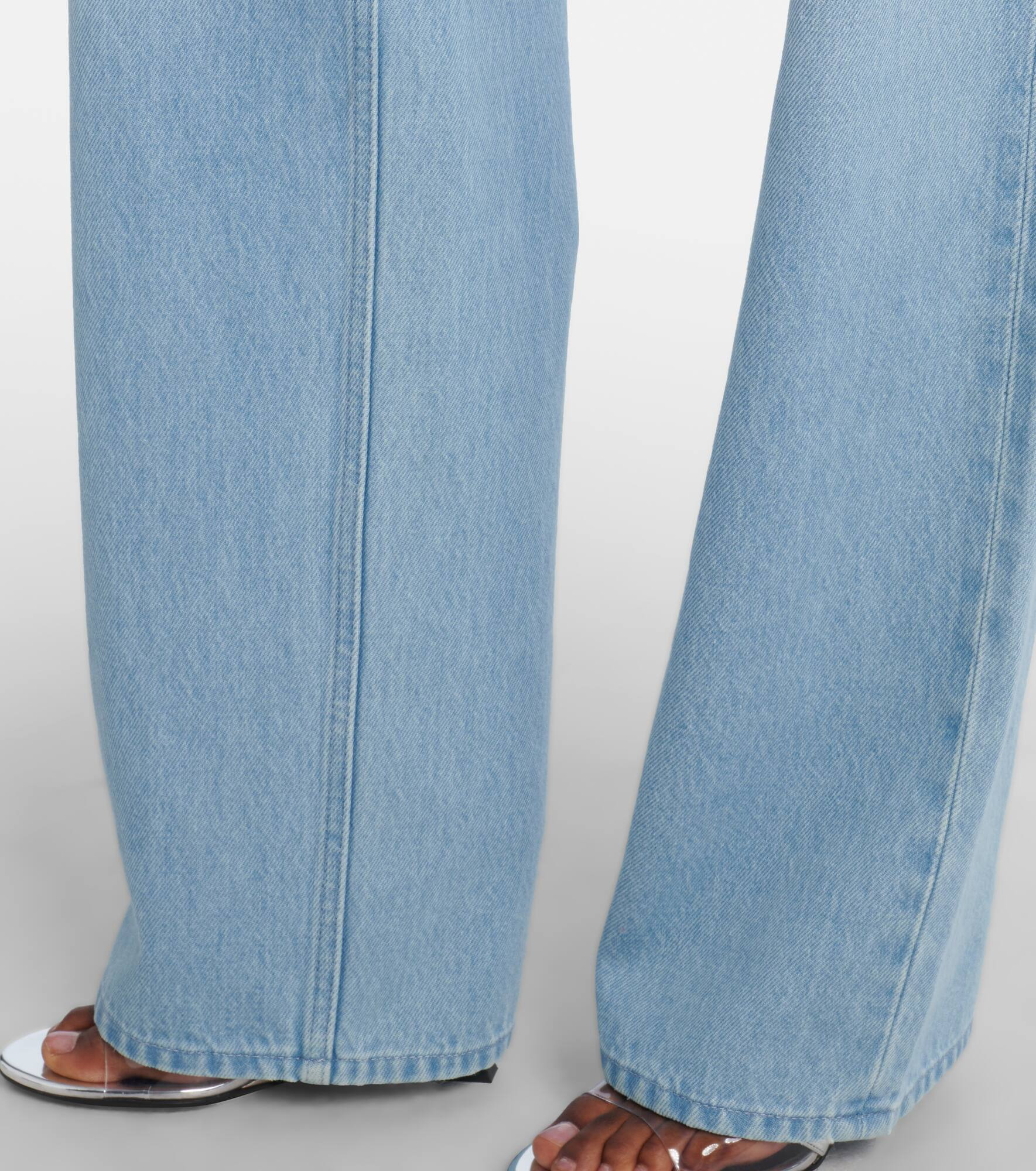 High-rise wide-leg jeans - 5