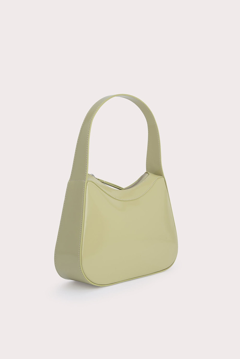 BY FAR Kiki Olive Semi Patent Leather outlook