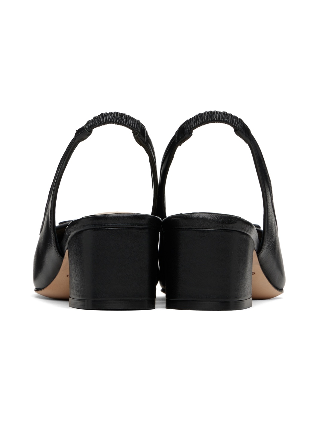 SSENSE Exclusive Black Slingback 45 Heels - 2