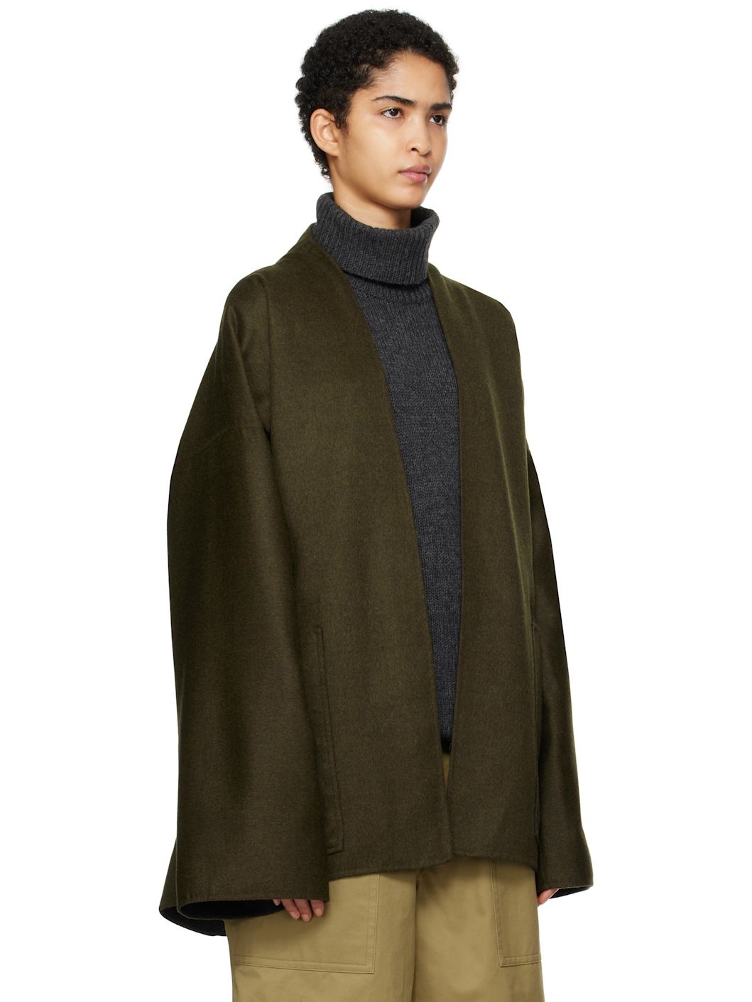 Khaki Chiba Reversible Jacket - 2