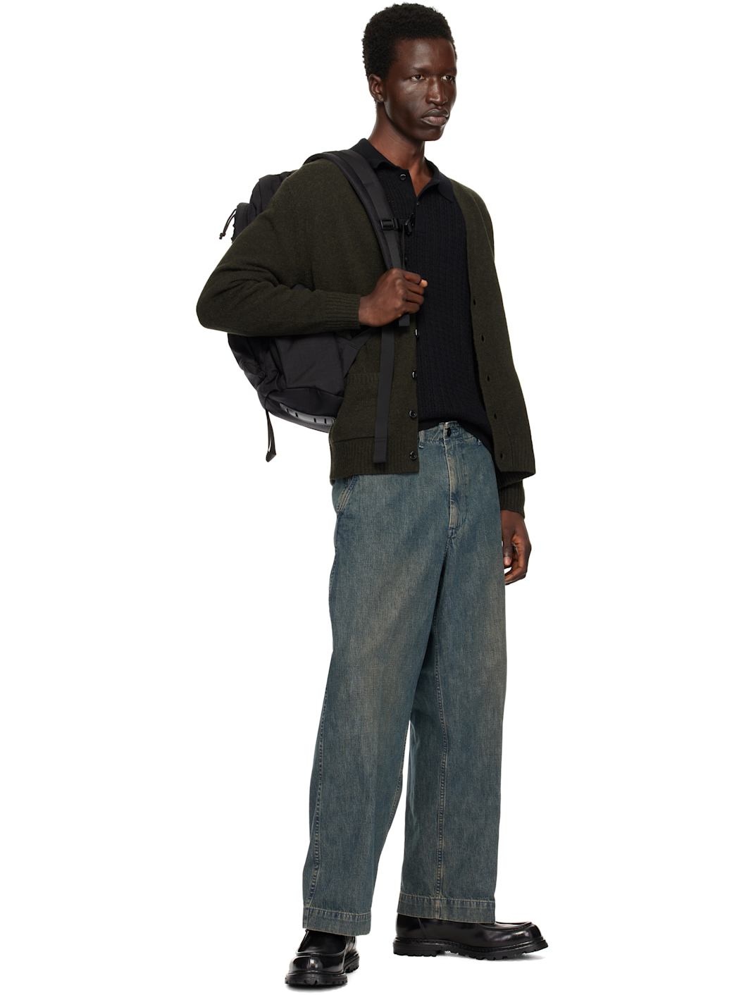 Black Day Pack 2 Compartments Backpack - 4