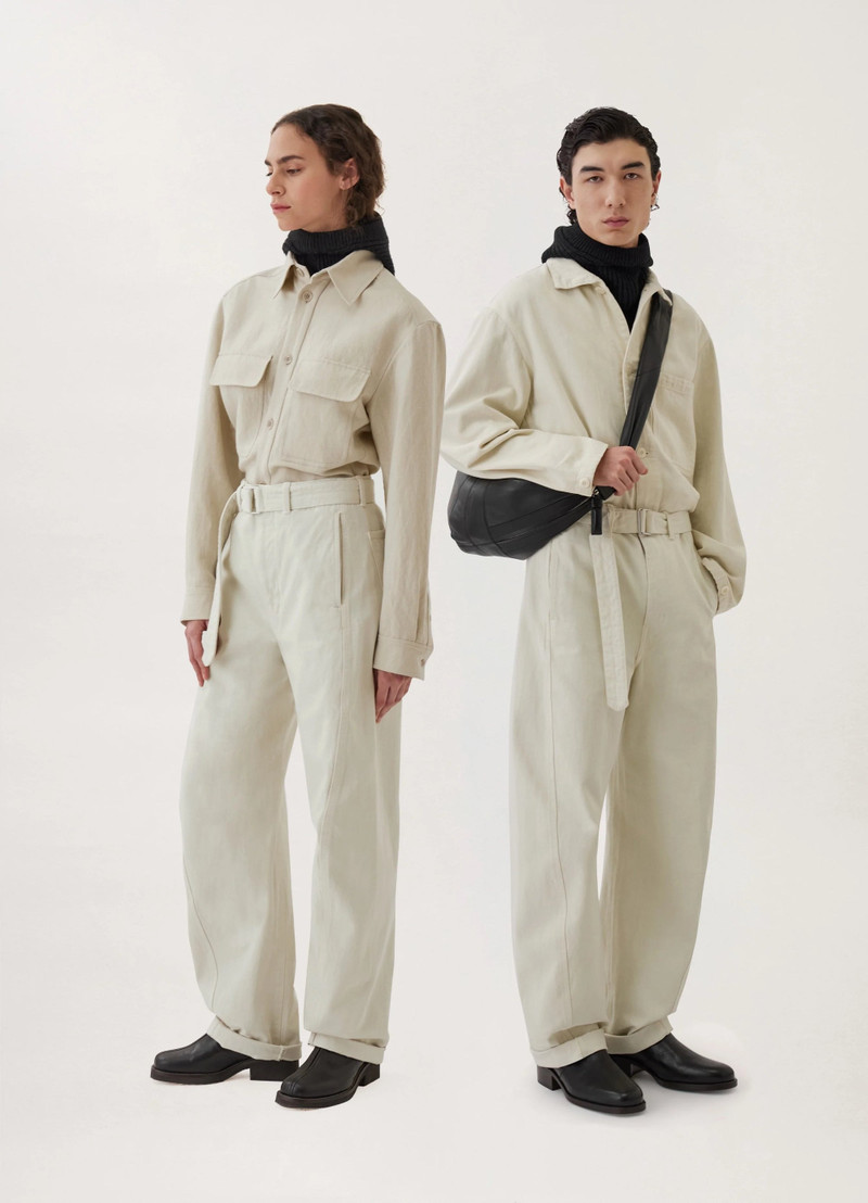 TWISTED BELTED PANTS
HEAVY GD DENIM 1