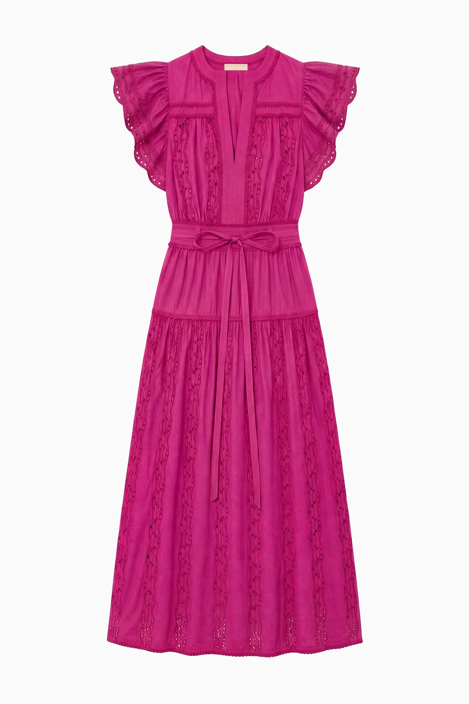 Elvira Short Sleeve Cotton Dress - 1