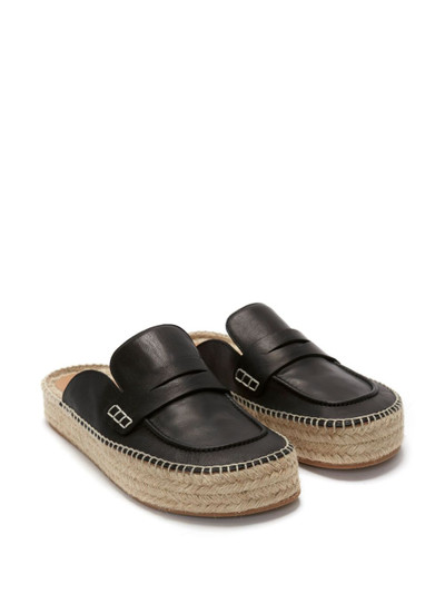 JW Anderson espadrille loafer mules outlook