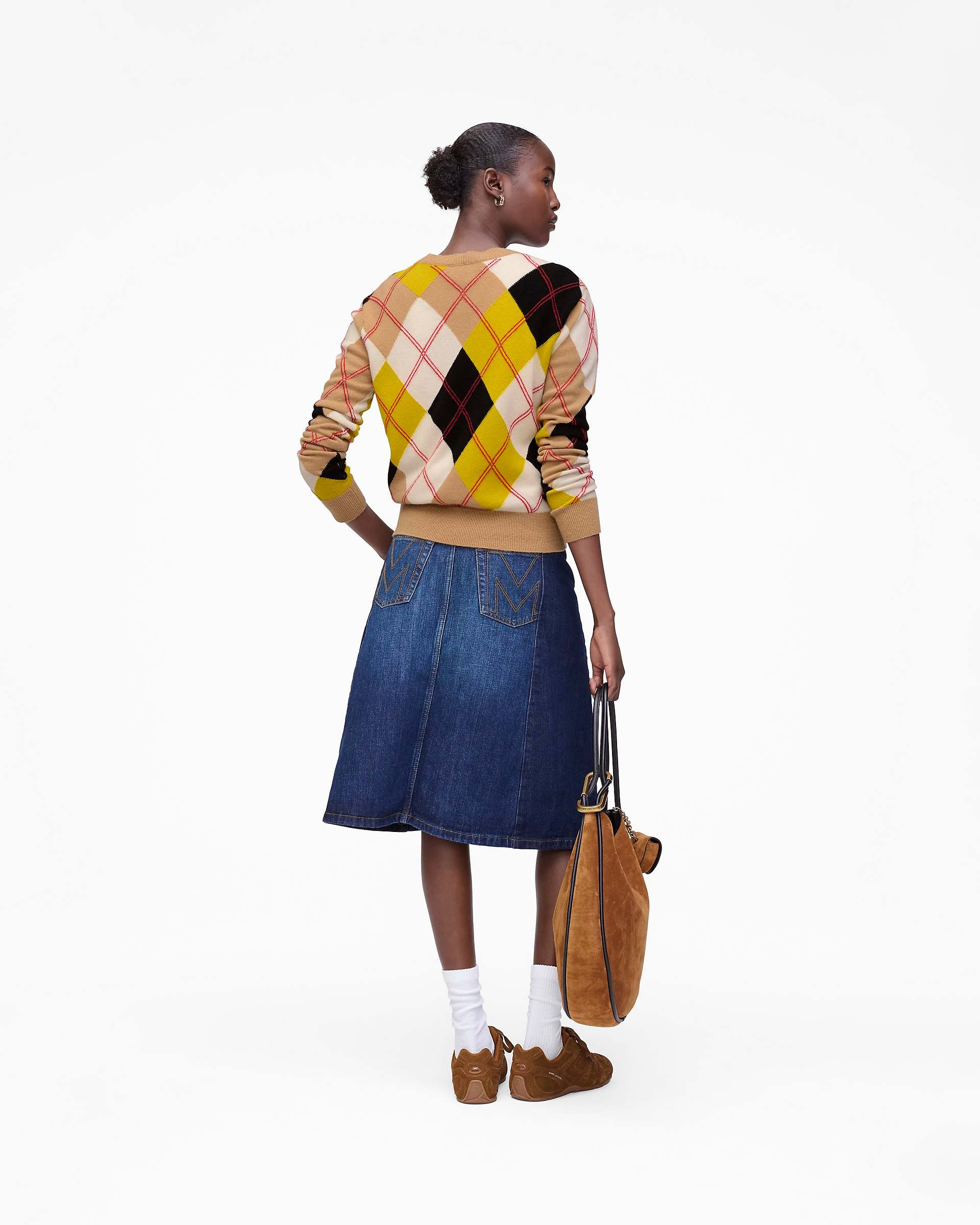 PREPPY DAISY ARGYLE CREWNECK - 4