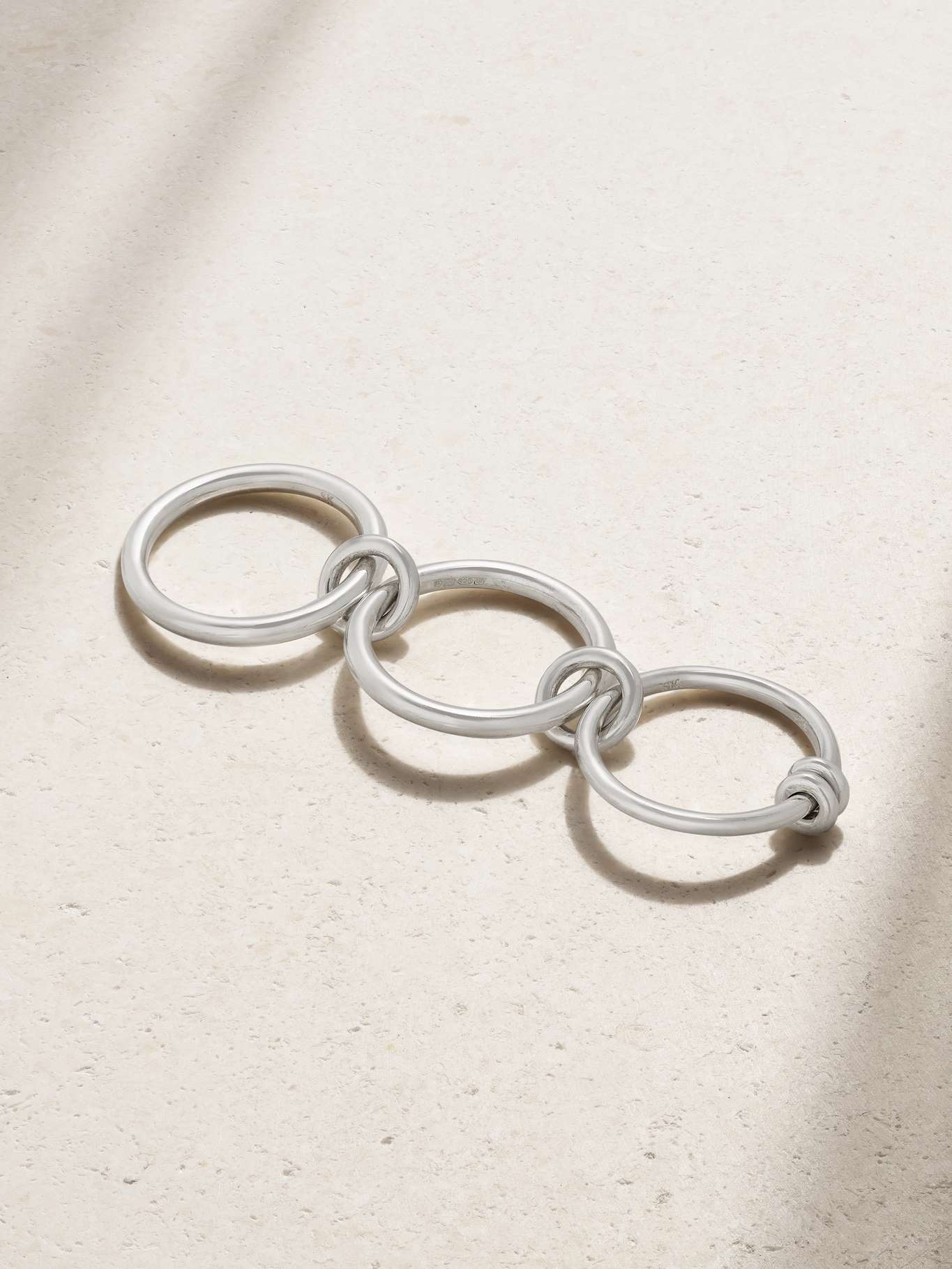 Raneth set of three sterling silver rings - 3