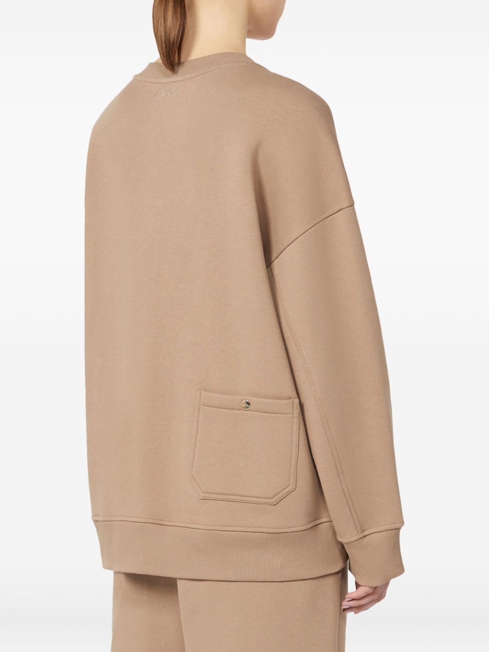 embroidered cotton sweatshirt - 2