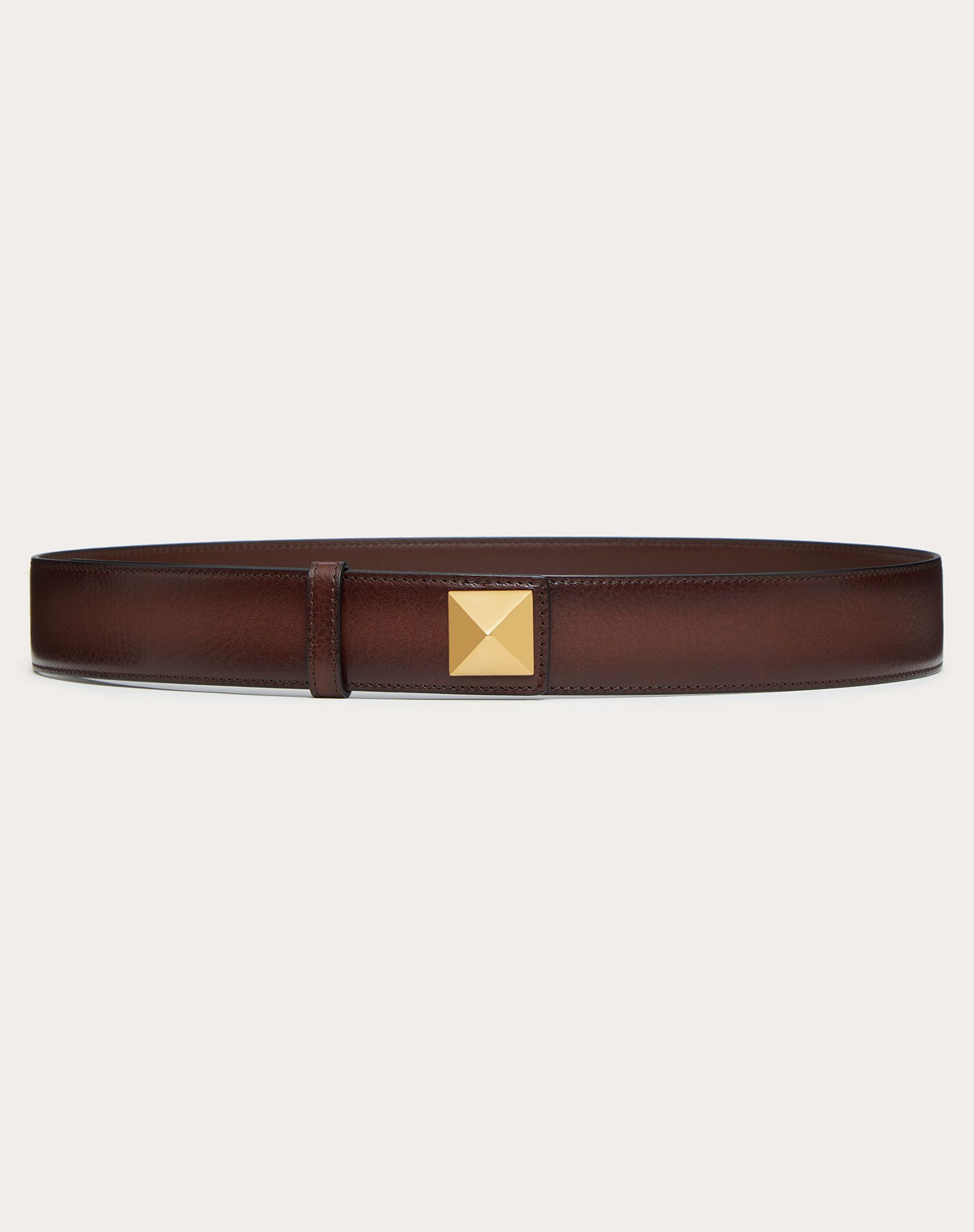 Roman Stud Belt in Ombré Cowhide 35 MM - 1