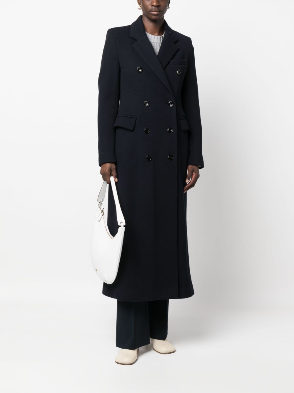 double-breasted coat - 2