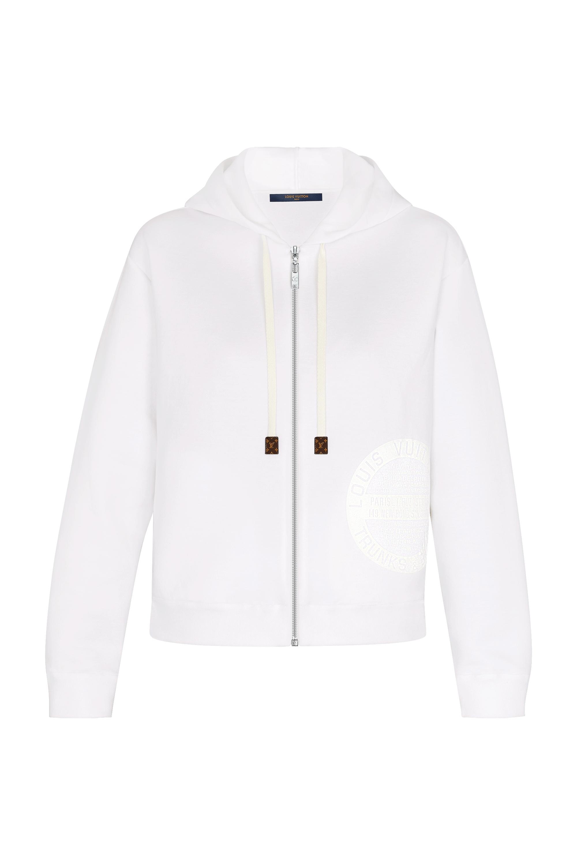 LV Stamp Zip-Up Hoodie - 1