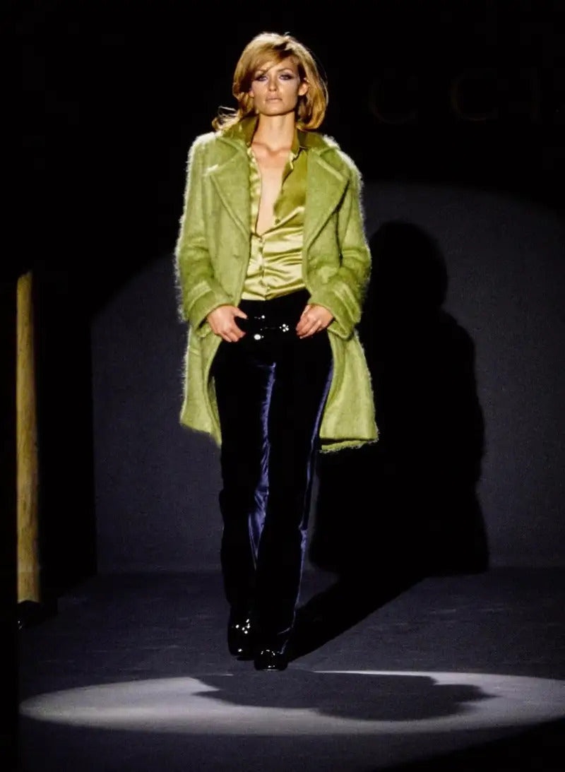 Gucci Fall 1995 Tom Ford Red Horsebit Patent Leather Belt 28 - 2