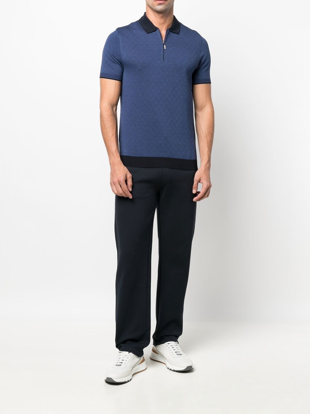 elasticated drawstring-waist trousers - 2