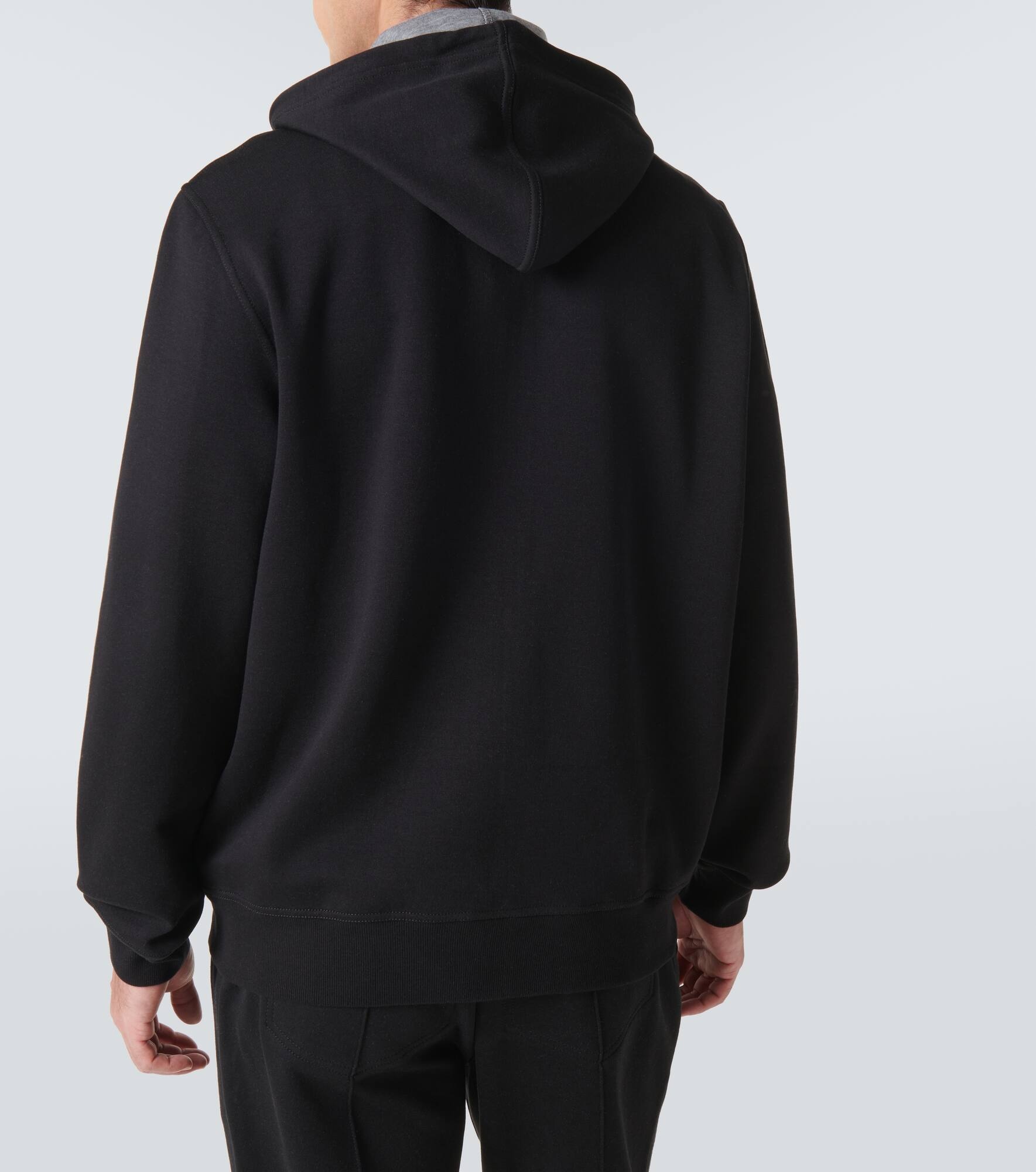 Cotton-blend hoodie - 4
