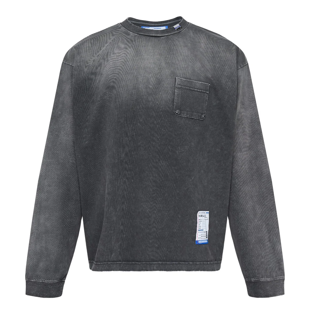 Distressed Long Sleeve Tee - 1
