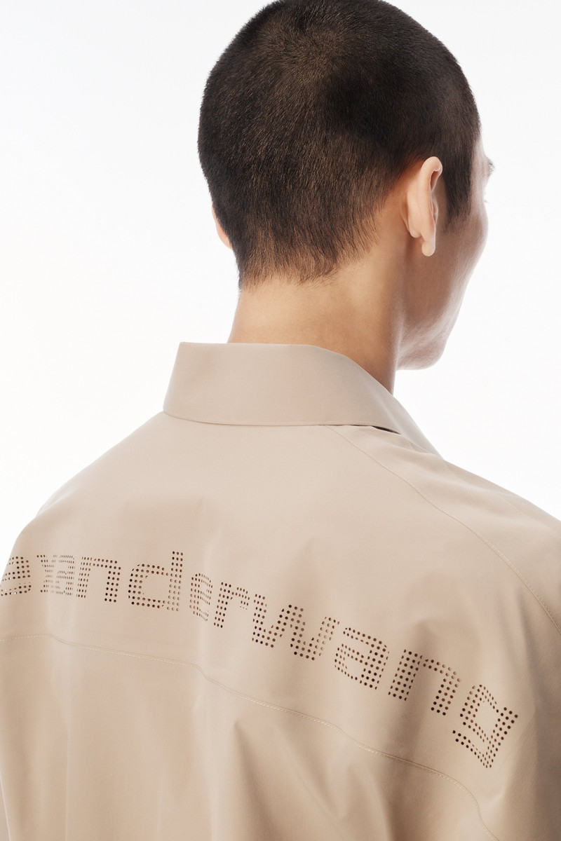 PERFORATED LOGO SHORT SLEEVE SHIRT 5